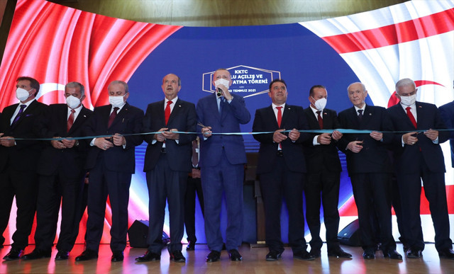 Cumhurbaşkanı Erdoğan KKTC'de temel atma töreninde konuştu - Resim: 0