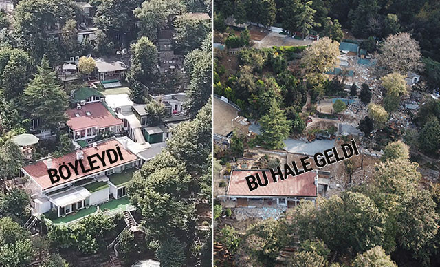 Adnan Oktar'ın villasındaki yıkım bitti işte lüks villanın eski ve yeni hali... - Resim: 1