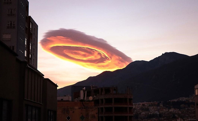 Birçok ilçeden görüldü merak uyandırdı! Bir saat boyunca öylece kaldı - Resim: 0