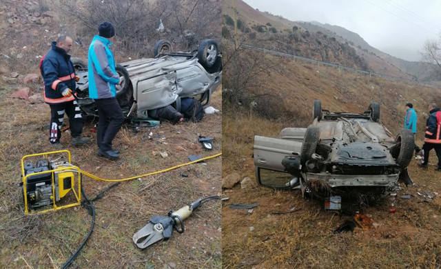 Otomobil şarampole uçtu! 3 kişi hayatını kaybetti - Resim: 0