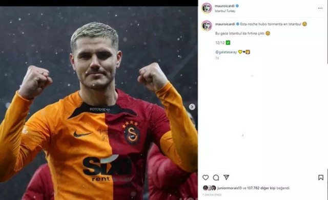 Icardi'den maç sonu Abdullah Avcı'ya olay gönderme! "Fırtına çıktı" - Resim: 0