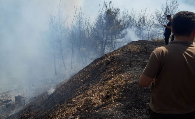 İzmir'in iki ilçesinde ve Hatay'da orman yangını çıktı! Helikopterler, uçaklar bölgeye gönderildi - Resim: 0