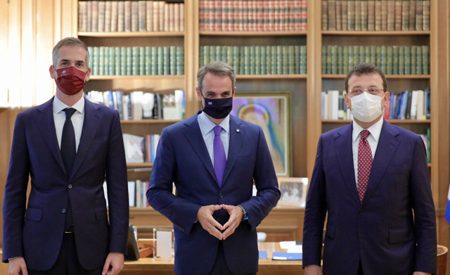 Ekrem İmamoğlu'na Yunanistan'dan davet! Başbakan Miçotakis ve Bakoyannis ile görüştü - Resim: 0