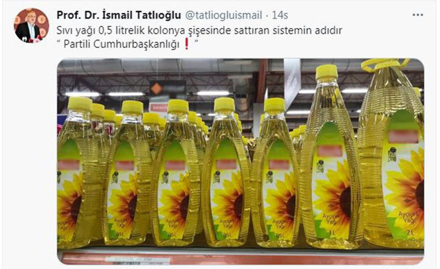 Ayçiçek yağında gramaj hilesi! Aydın Ağaoğlu konuştu: Bu filmi daha önce gördük - Resim: 0