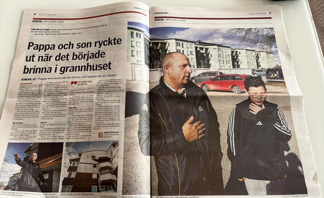 İsveç Türk baba ile oğlunu konuşuyor! Sosyal medyada "kahraman" ilan edildiler - Resim: 0