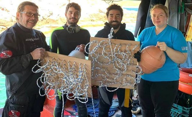 İzmir'de ilk kez görüntülendi! Yapay yuvalardaki yavru kalamarlar - Resim: 2