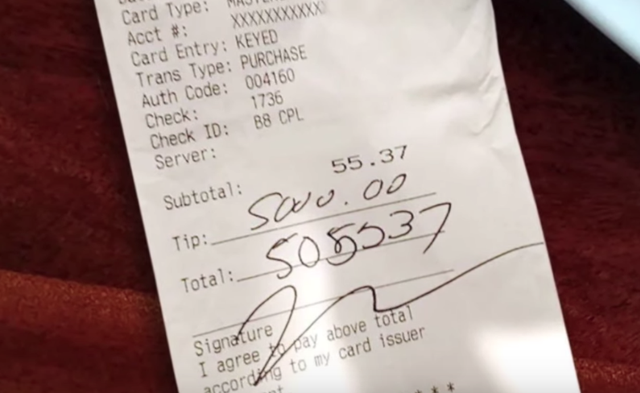 Sevgilisinden intikamını 5 bin dolarlık 'bahşiş'le aldı - Resim: 0