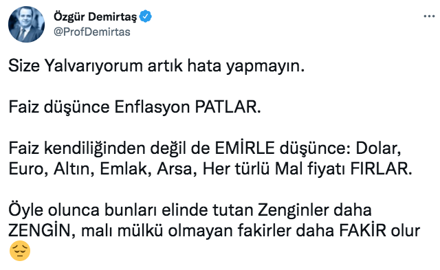 Dolar kuru ve altın fiyatları neden arttı? Özgür Demirtaş 'yalvarıyorum' diyerek açıkladı - Resim: 0
