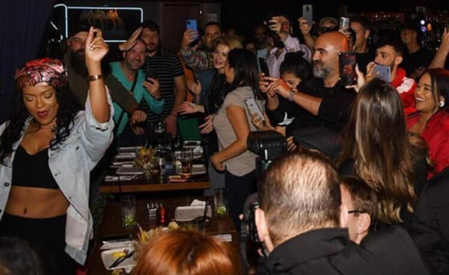 Sahte Rihanna Karaköy'ü karıştırdı! Hayranları gerçek sanıp izdiham yarattı - Resim: 3