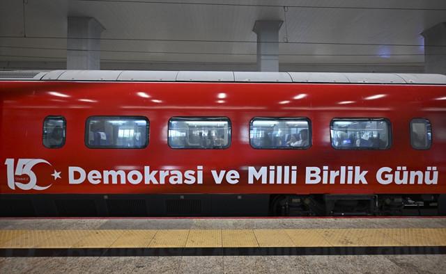 15 Temmuz Demokrasi ve Milli Birlik Treni Ankara'dan yola çıktı - Resim: 1