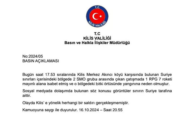 Kilis'e havan mermisi düştü! - Resim: 1