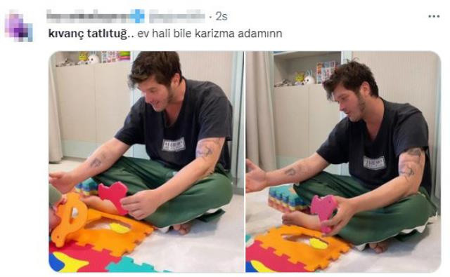Oğluyla oynayan Kıvanç Tatlıtuğ'un ev hali olay oldu! "İşinizi gücünüzü bırakıp bakın..." - Resim: 4