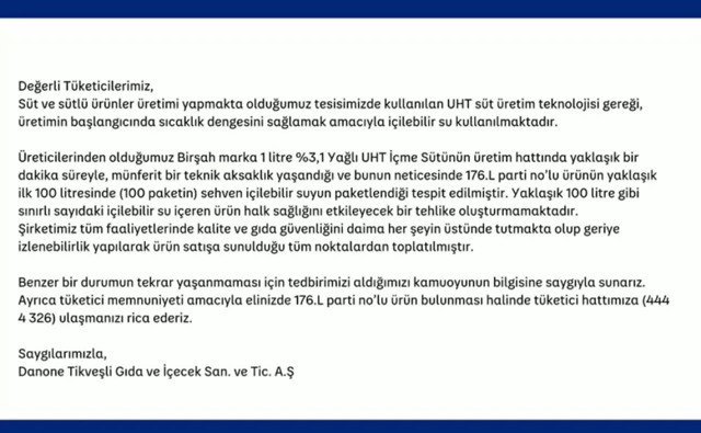 Üç harfli market zincirinde satılan sütler toplatılıyor! İçinden süt yerine su çıktı - Resim: 0