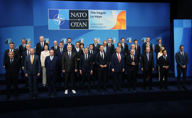 Kritik NATO zirvesi! Cumhurbaşkanı Erdoğan da katıldı, Trump'tan İran ve Gazze açıklaması - Resim: 1