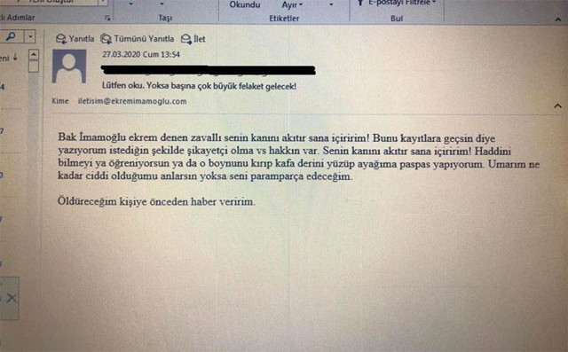 Ekrem İmamoğlu'nu ölümle tehdit eden kişi CHP üyesi çıktı CHP'den yeni açıklama - Resim: 0