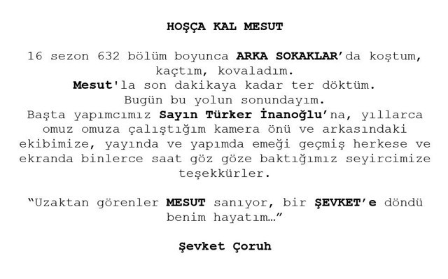 Arka Sokaklar'da büyük şok! Başrol oyuncusu 'elveda' deyip diziyi bıraktı işte Mesut Komiser'in bırakma nedeni - Resim: 1