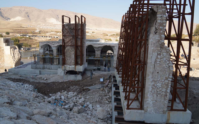 Batman'ın Hasankeyf ilçesindeki 610 yıllık Er-Rızk Camii taşınmaya hazır - Resim: 1