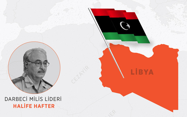 Hafter kimdir? Libya haritasına bakın Hafter güçleri nerede Türk askeri nereye gidecek? - Resim: 1