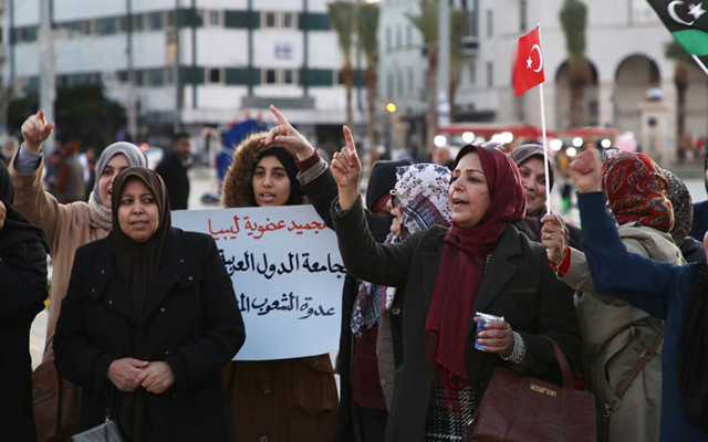 Libya'nın başkentinde Türkiye'nin tezkere kararı kutlandı - Resim: 0