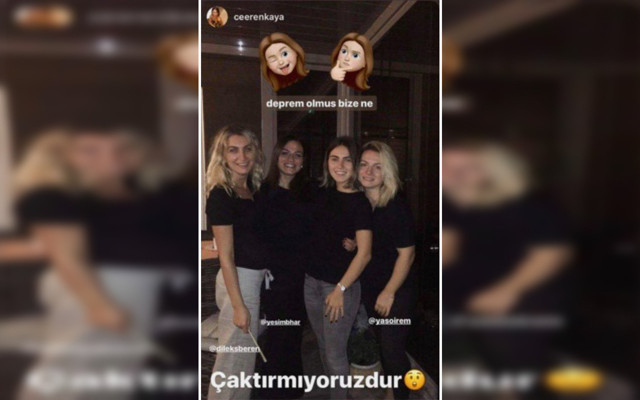 Ekrem İmamoğlu'nun baldızı Ceren Kaya'dan skandal deprem paylaşımı - Resim: 0