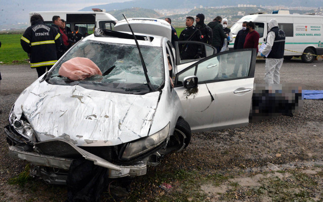 Kahramanmaraş'ta film gibi kovalamaca araçla gölete uçtu 1 ölü - Resim: 1