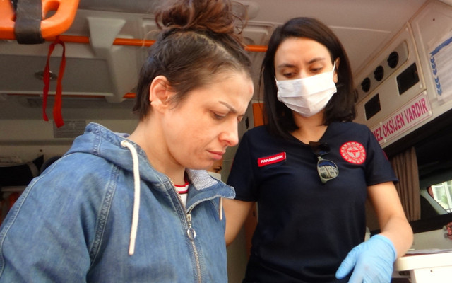 Kütahya'da 2 çocuğunun annesini boğarak öldürmek istedi polis kurtardı - Resim: 1