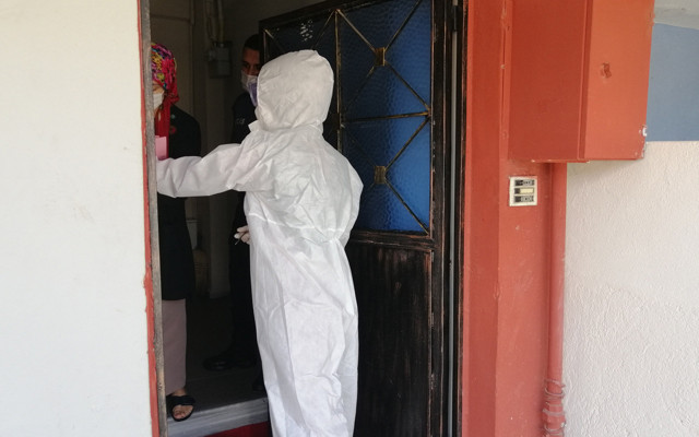 Kocaeli'de bir sokak karantina altına alındı - Resim: 0