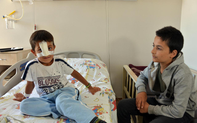 Ağrı'da küçük Bünyamin'in hayatı karardı sokak köpeğinin saldırısına uğradı - Resim: 0