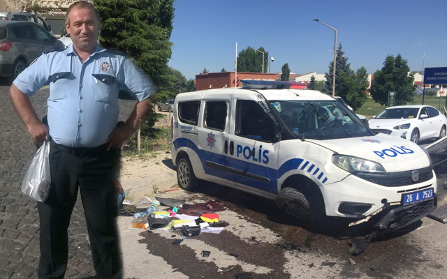 Eskişehir'de görevden dönen polis memurları kaza yaptı: 1’i ağır 2 yaralı - Resim: 0