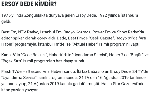 TRT'den olay transfer! Ana haberi Ersoy Dede sunacak - Resim: 0