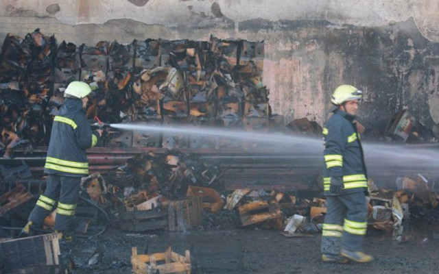 Diyarbakır'da sebze halinde korkutan yangın! - Resim: 0