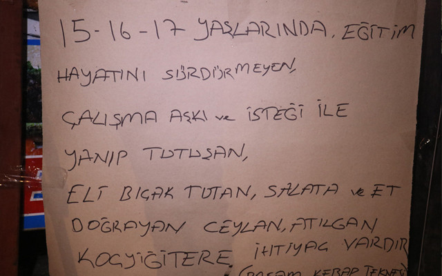 Kahramanmaraş'ta ilginç kebapçı ilanı: Eli bıçak tutacak... - Resim: 0