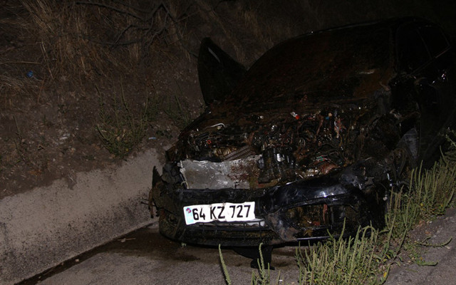 Manisa'da 2 otomobil koyun sürüsünü biçti 15 koyun öldü - Resim: 2