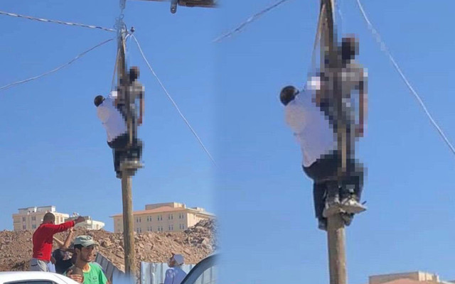 Şanlıurfa'da acı olay: Çıktığı direkten cansız bedeni indirildi - Resim: 0