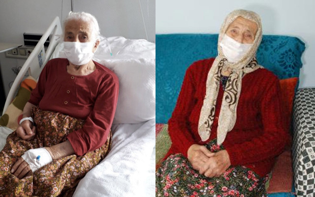 Bartın'da 96 yaşında koronavirüsü yıktı 'ben böyle bir hastalık görmedim' - Resim: 0