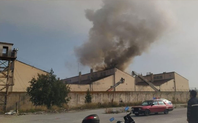 Kütahya E Tipi Kapalı Cezaevi'nde yangın! - Resim: 0
