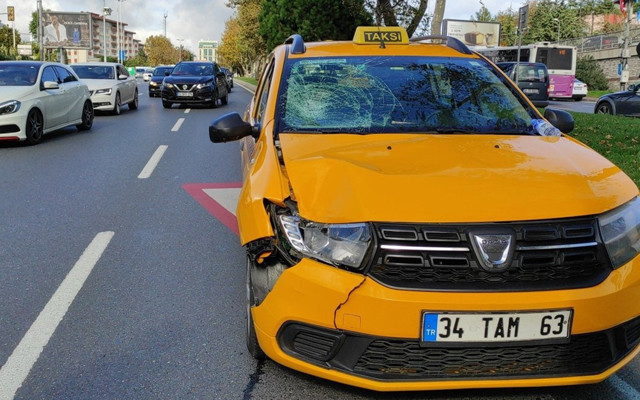 Beşiktaş'ta yaşlı kadın taksi çarpması sonucu öldü - Resim: 0