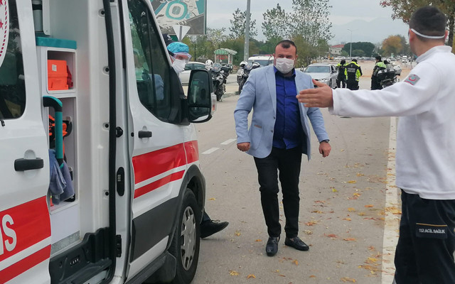 Bursa'da koronavirüs hastası direksiyonda! Denetimde yakalandı 14 gün yurtta kalacak - Resim: 0