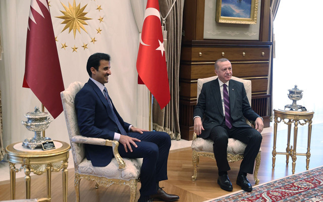Cumhurbaşkanı Erdoğan ile Katar Emiri El Sani arasında 'stratejik' zirve - Resim: 2