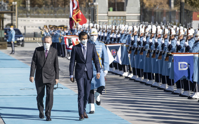 Cumhurbaşkanı Erdoğan ile Katar Emiri El Sani arasında 'stratejik' zirve - Resim: 0