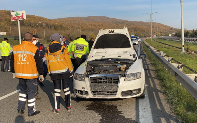 TEM Otoyolu'nda korkunç kaza: Otomobil camından içeri giren adamın vücudu parçalandı - Resim: 2