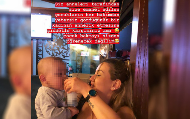 Böyle anne olmaz olsun! Kartal'da 1 buçuk yaşındaki bebeğe alkol içirip paylaştı - Resim: 1