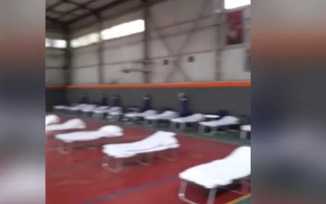 İzmir Valiliği spor salonunun hastaneye çevrildiği iddiasını yalanladı - Resim: 0