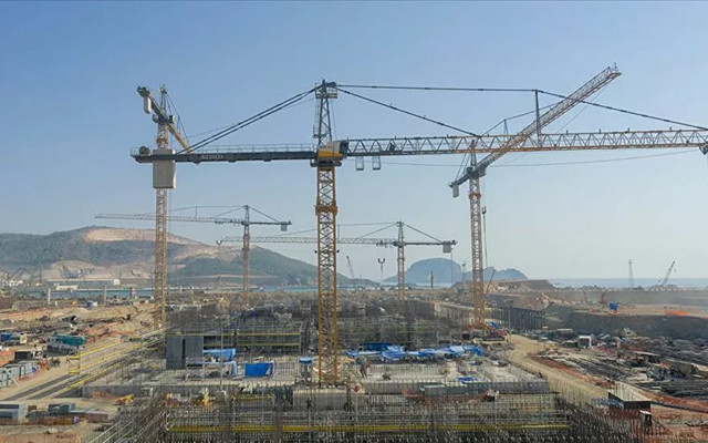 Türkiye'nin ilk nükleer santrali Akkuyu NGS'de reaktör gövdesi tamamlandı - Resim: 0