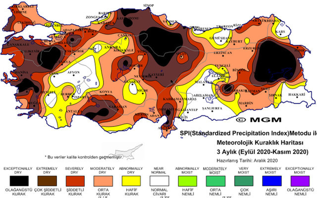 Meteoroloji'den ürküten harita! Olağanüstü ve çok şiddetli kuraklığın görüntüsü - Resim: 2