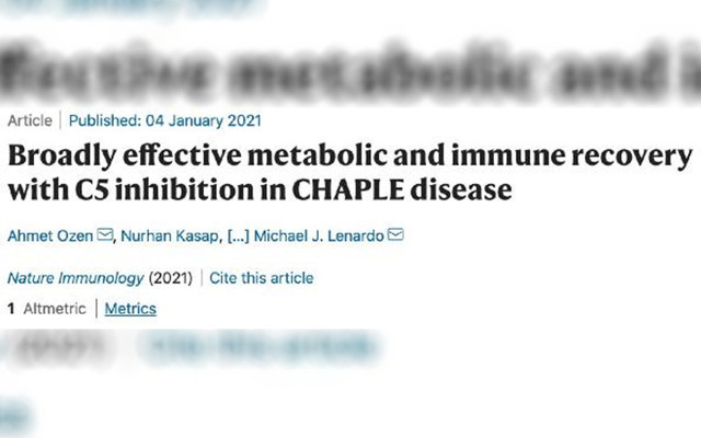 Türk doktora dünyaca ünlü dergide yer verildi: CHAPLE Sendromunu tedavi etti - Resim: 1