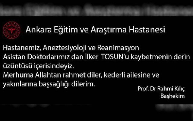 Ankara'da genç doktorun kahreden ölümü: Koronavirüsü yenmişti evinde ölü bulundu - Resim: 1