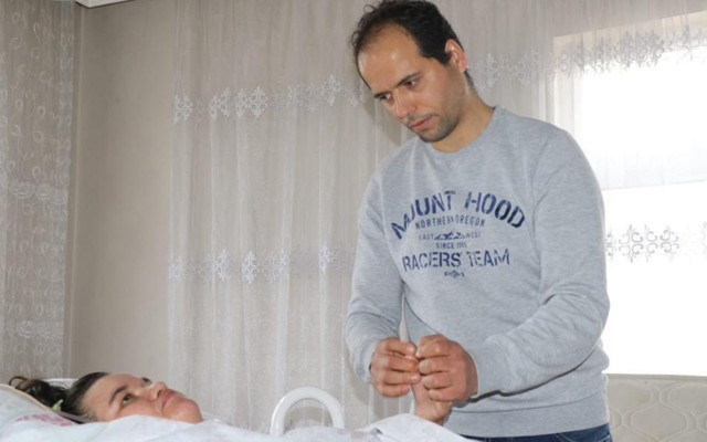 Zonguldak'ta doğumda iki kez kalbi durdu eşi yardım istiyor - Resim: 0