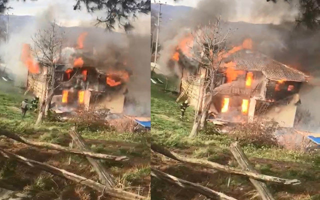 Kocaeli'de soba külleri felakete sebep oldu! Yanan 2 katlı evde yaşlı kadın öldü - Resim: 2