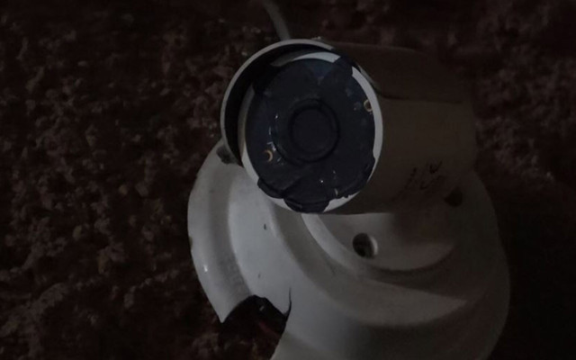 Gaziantep'te önce güvenlik kameralarını boyaladılar sonra tüfekle saldırdılar - Resim: 0